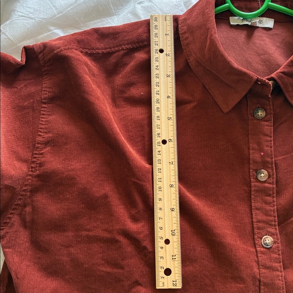 NWT: madewell boxy corduroy button up - Picture 10 of 11